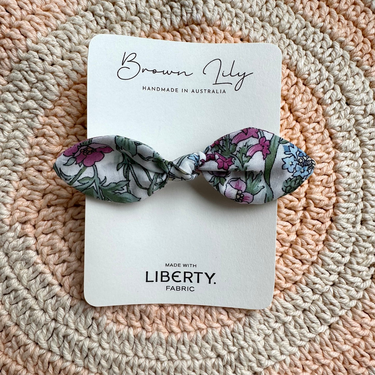 Liberty Bunny Bow Hair Tie | Rachel E