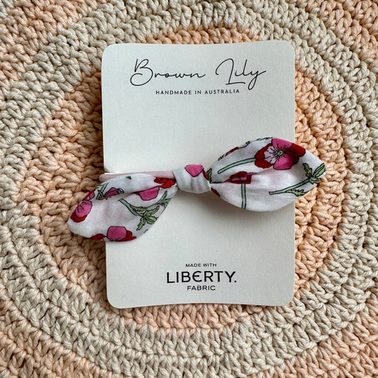 Liberty Bunny Bow Hair Tie | Ros B