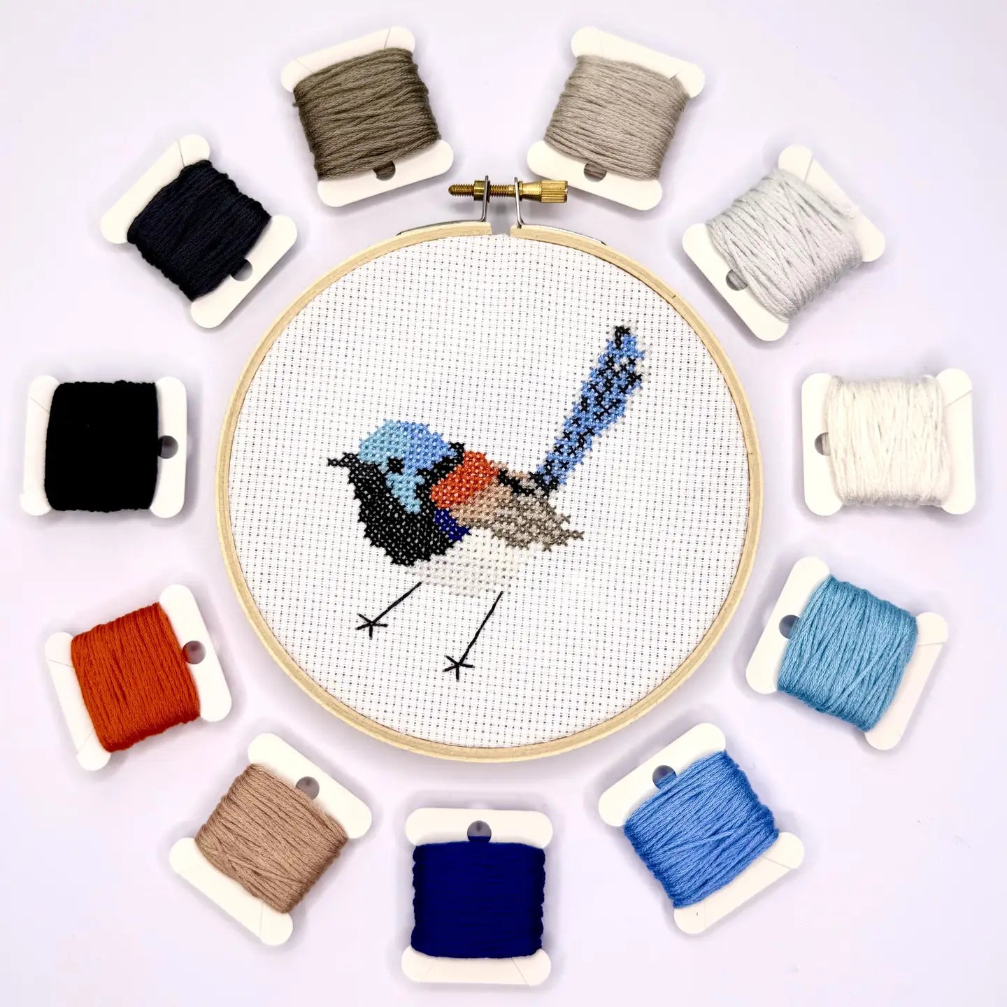 Lovely Fairy Wren Cross Stitch Kit