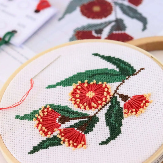 Eucalyptus Blossom Cross Stitch Kit
