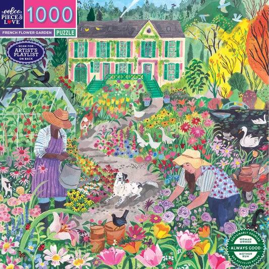 1000pc Puzzle | French Flower Garden