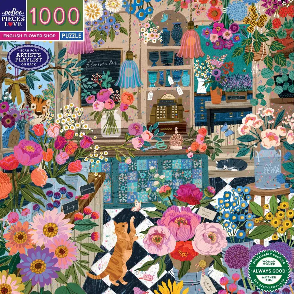 1000pc Puzzle | English Flower Shop