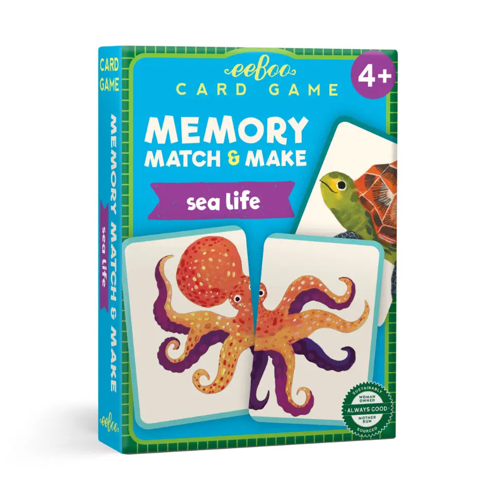 Memory Match & Make Game | Sea Life