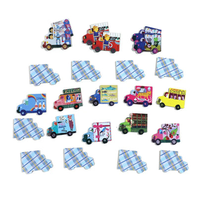 Memory Matching Game | Trucks & Bus