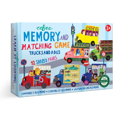 Memory Matching Game | Trucks & Bus