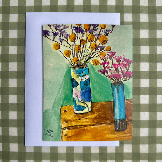 Billy Buttons Card