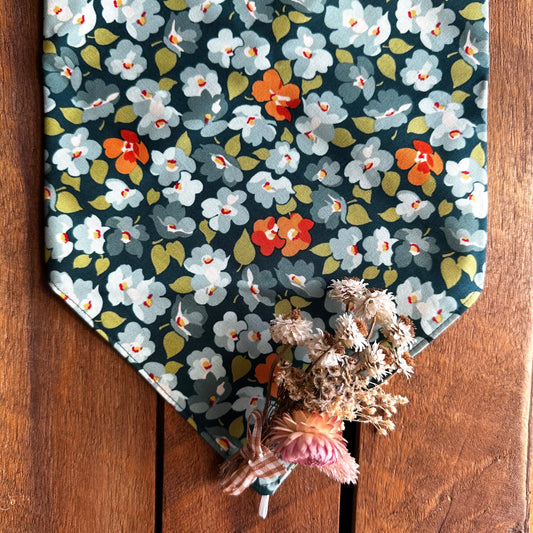 Peacock Floral Neck Scarf