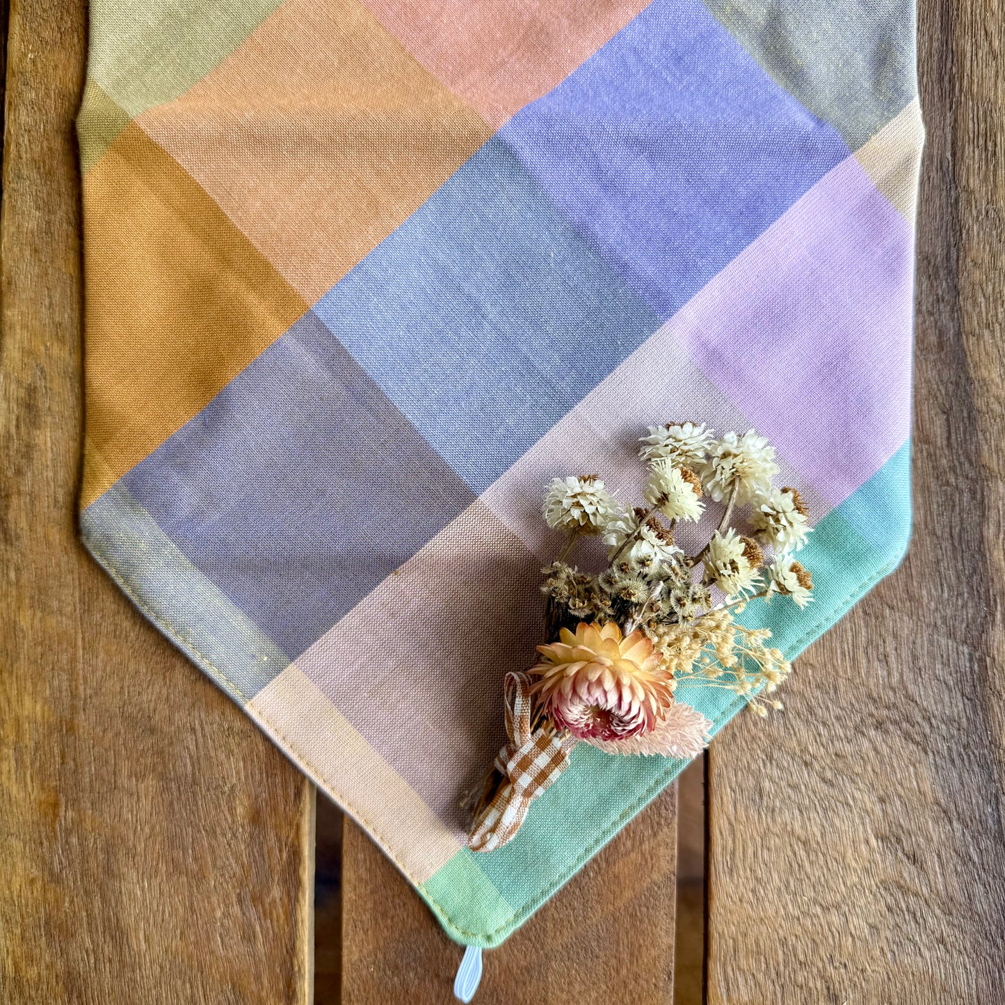 Happy Place Checkers Neck Scarf