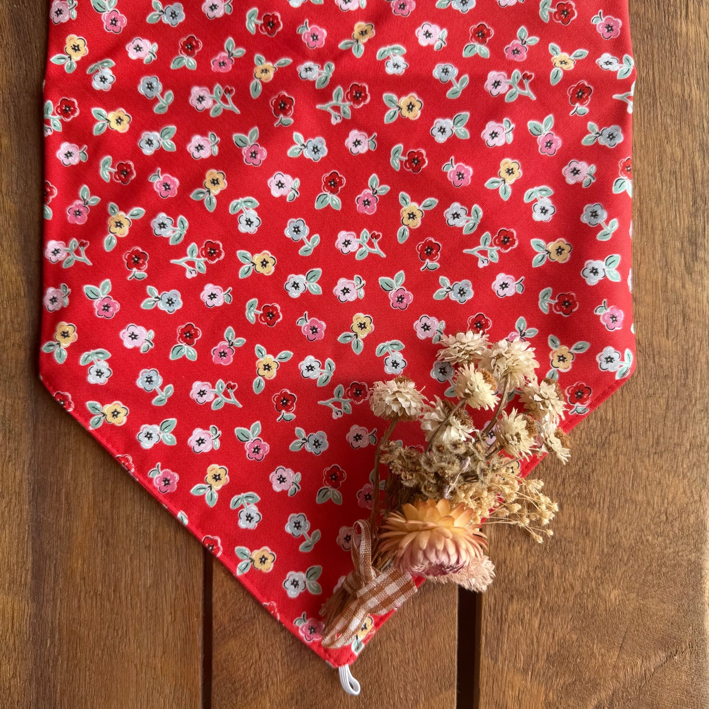 Cherry Floral Neck Scarf