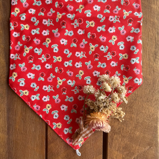 Cherry Floral Neck Scarf