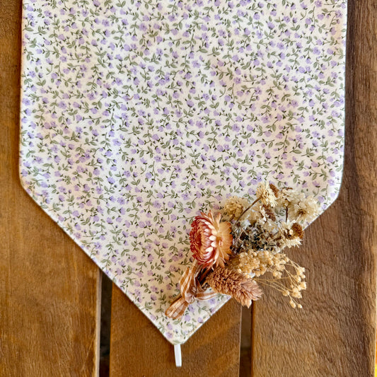 Fleurs Lilac Neck Scarf