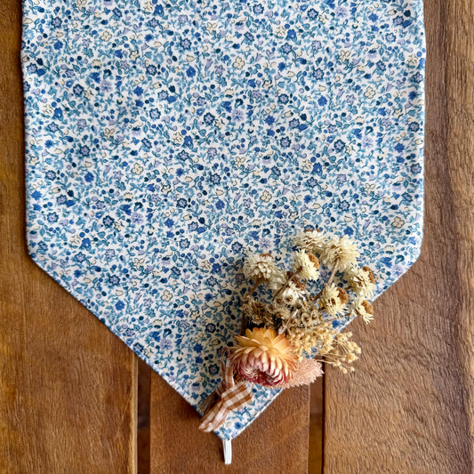 Liberty Denim Floral Neck Scarf