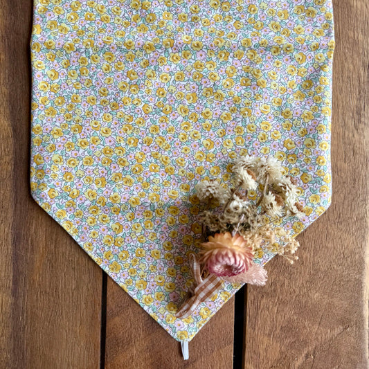 Liberty Etty Rose Yellow Neck Scarf
