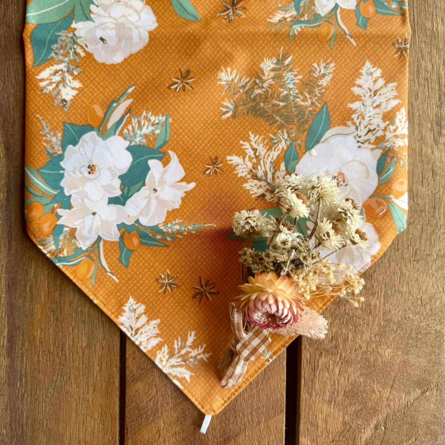 Mustard Burlap Neck Scarf