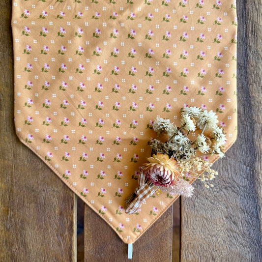 Peach Posies Neck Scarf