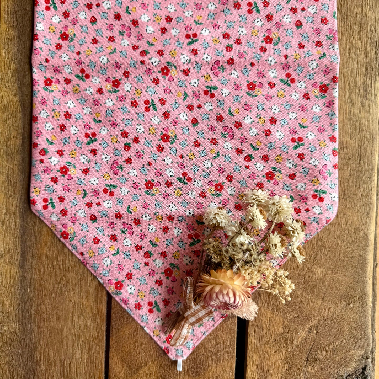 Bitty Blossoms Pink Neck Scarf