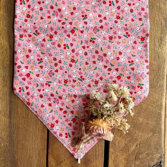 Bitty Blossoms Pink Neck Scarf