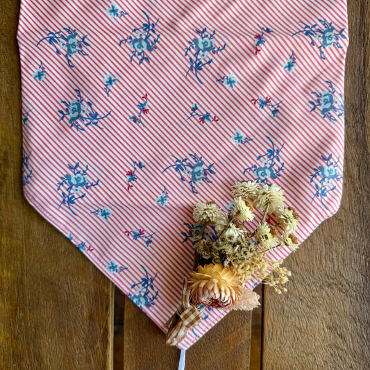 Pink Garden Rose Neck Scarf