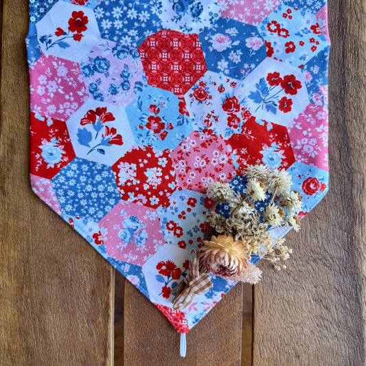 Quilted Roses Neck Scarf