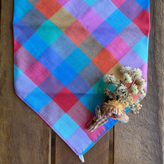 Cheerful Check Neck Scarf