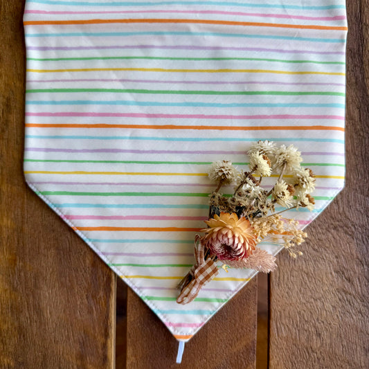 Rainbow Stripe Neck Scarf