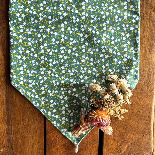 Teal Posy Neck Scarf