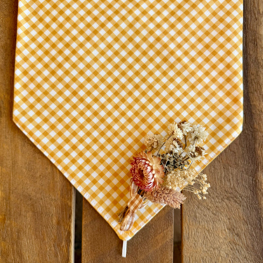 Sun Gingham Neck Scarf