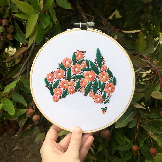 Blossoming Australia Embroidery Kit