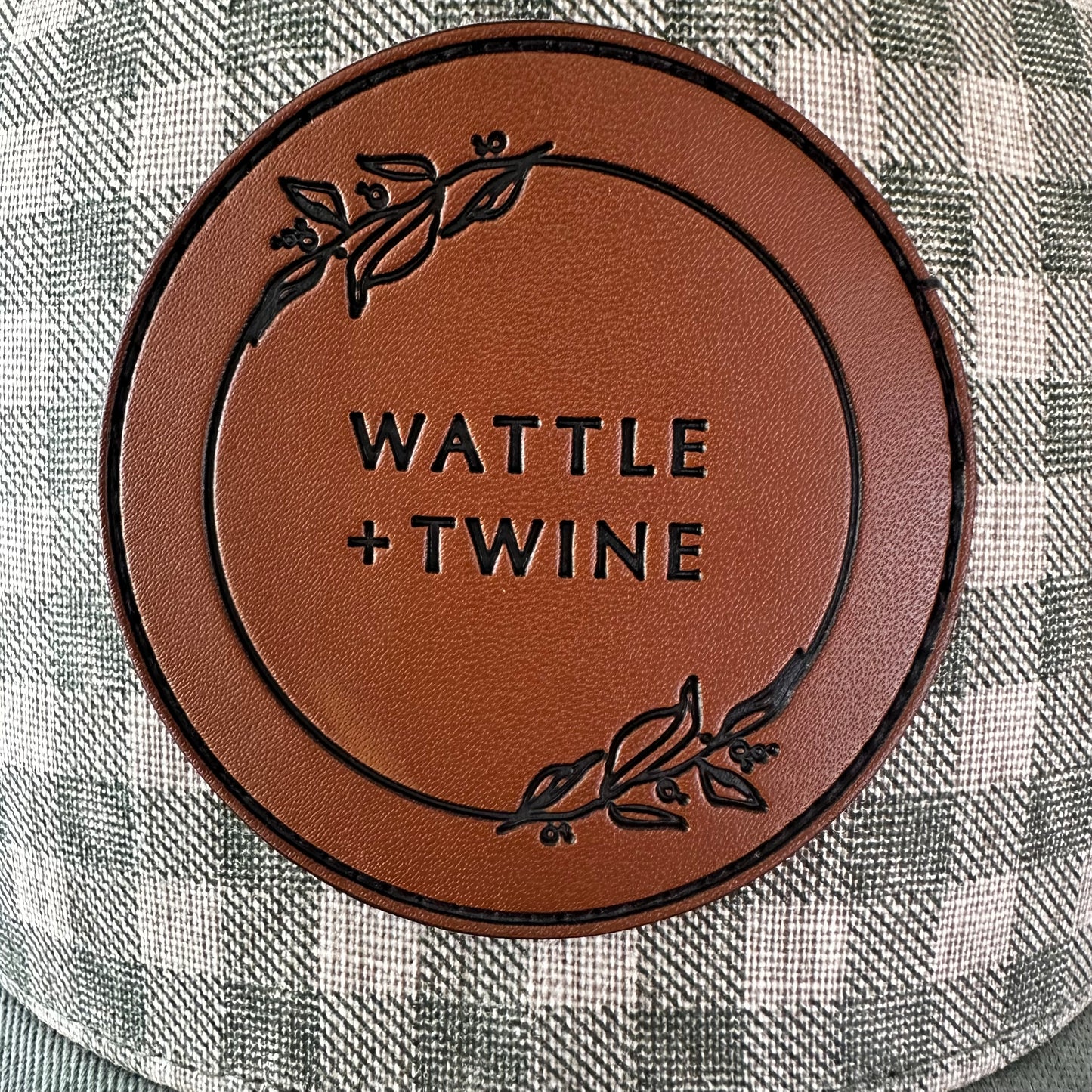 Wattle & Twine Gingham Trucker Cap