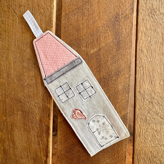 Charming Oatmeal House Bookmark | Fern Door