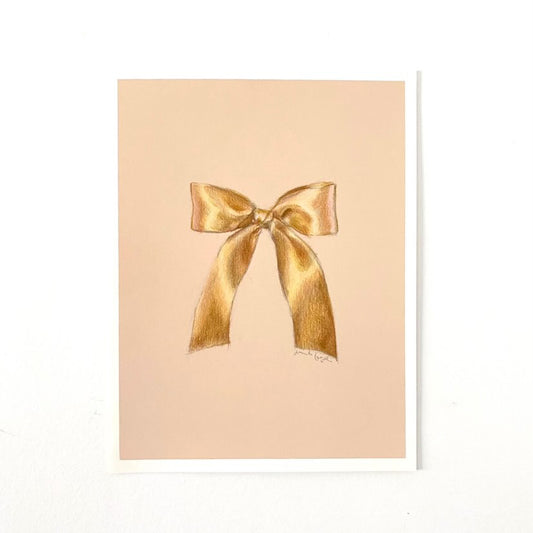 Gold Silk Bow
