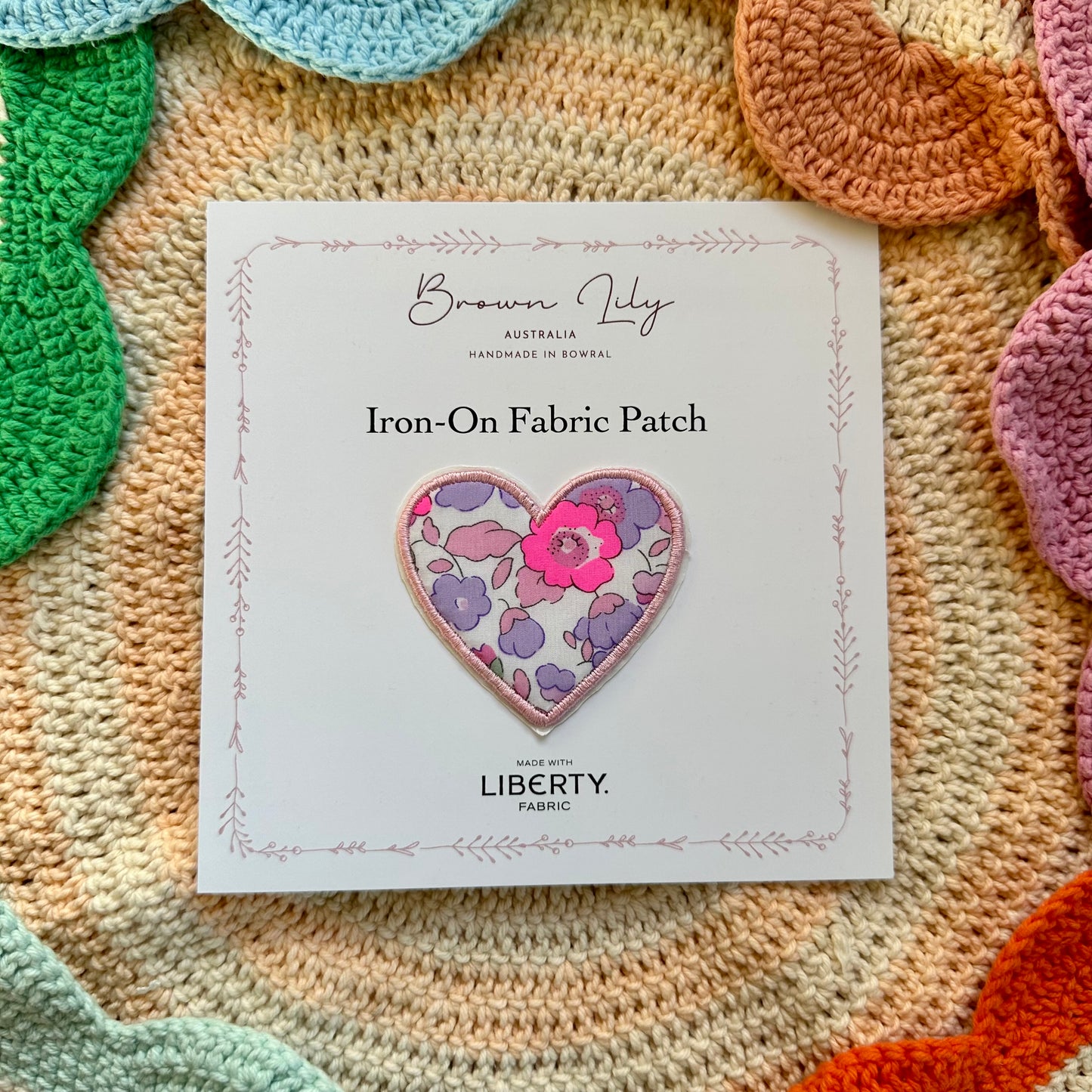 Liberty Heart Shaped Patch | Betsy Violet