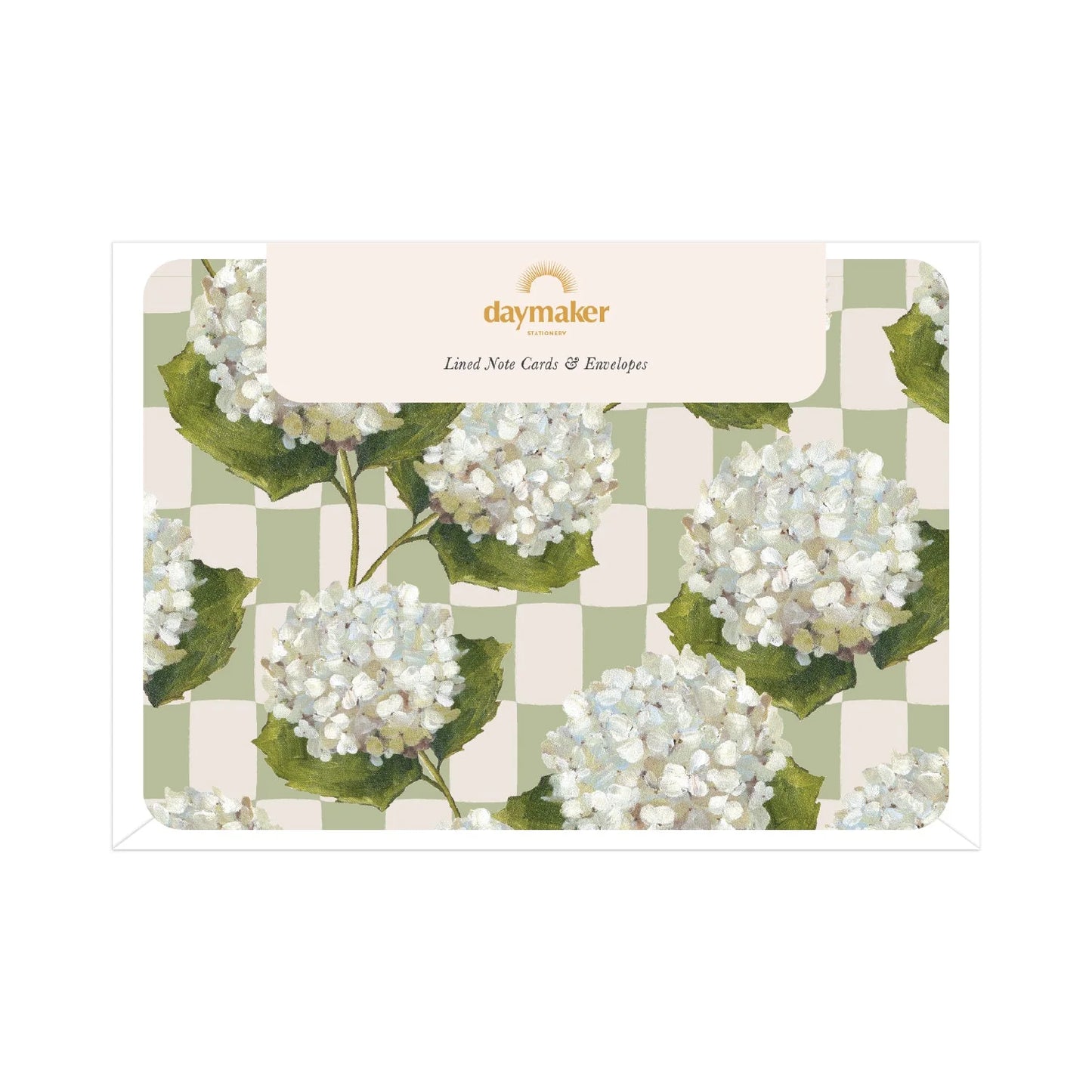 Lined 'Hydrangea' Note Cards & Envelopes (6pk)