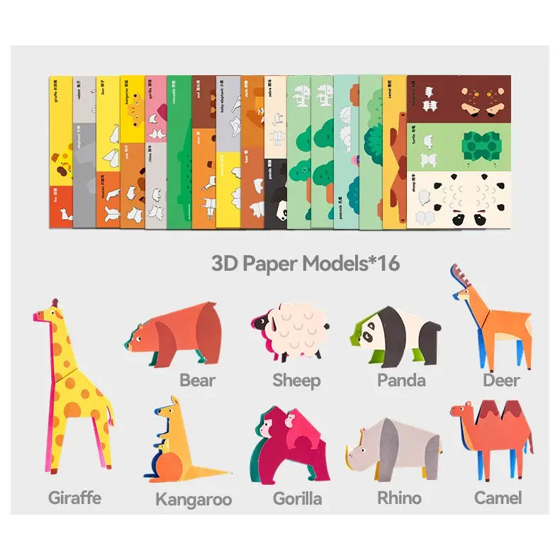 PREORDER: Mideer Paper Craft Workshop | Forest Animals