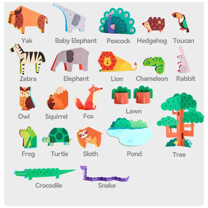 PREORDER: Mideer Paper Craft Workshop | Forest Animals
