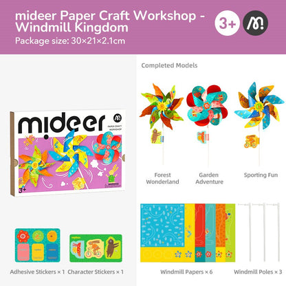 Mideer Paper Craft Workshop | Windmill Kingdom