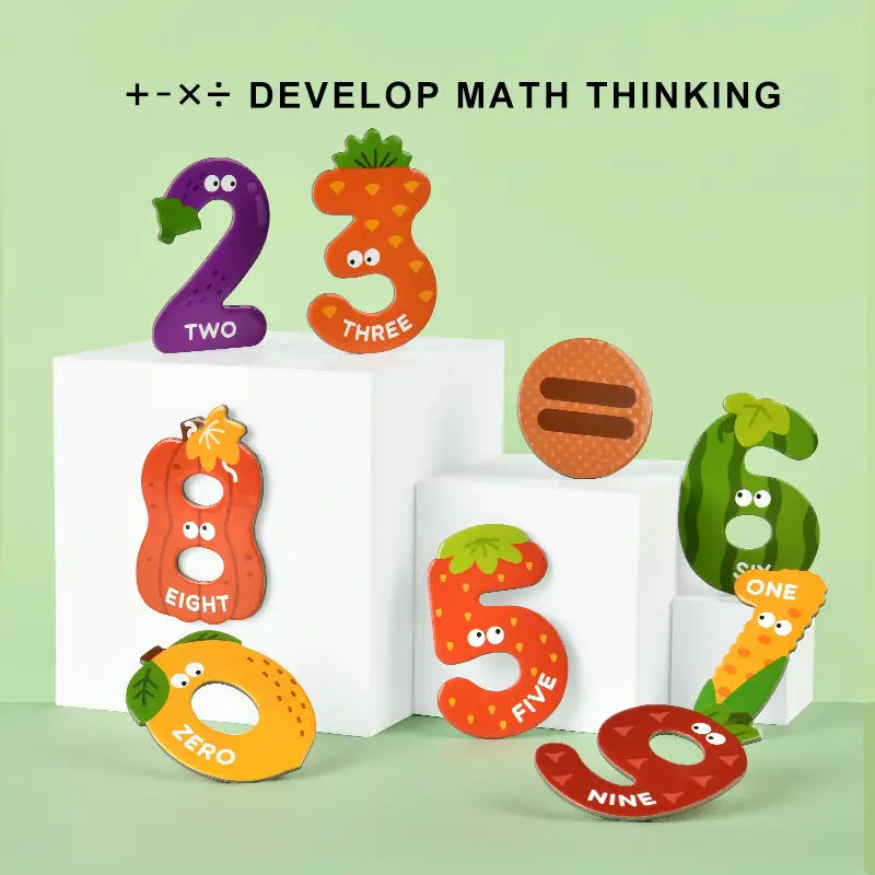 PREORDER: Fruit & Veg Number Magnets