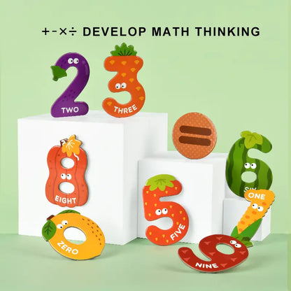 PREORDER: Fruit & Veg Number Magnets