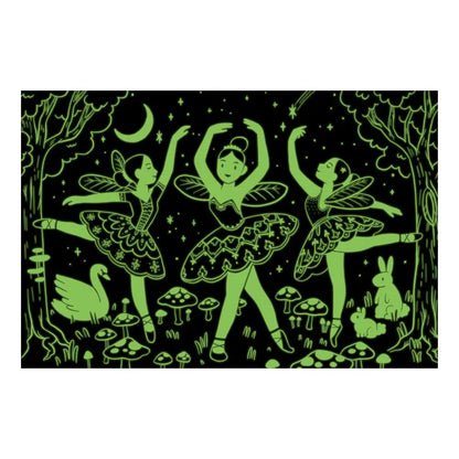 100pc Glow in the Dark Puzzle | Moonlight Ballet