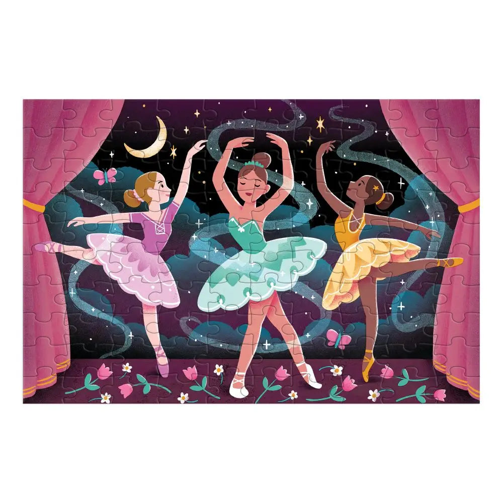 100pc Glow in the Dark Puzzle | Moonlight Ballet
