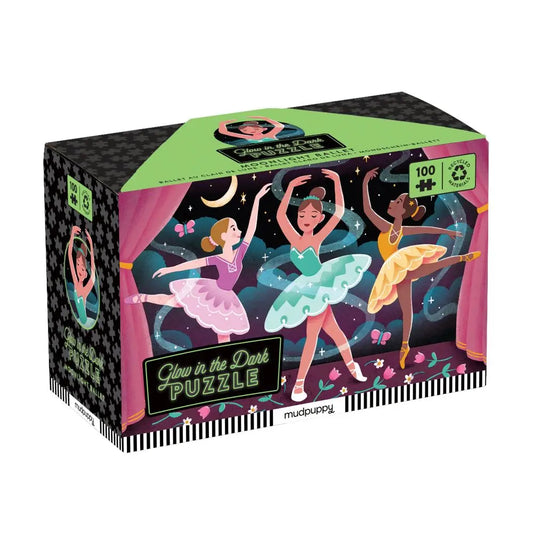 100pc Glow in the Dark Puzzle | Moonlight Ballet