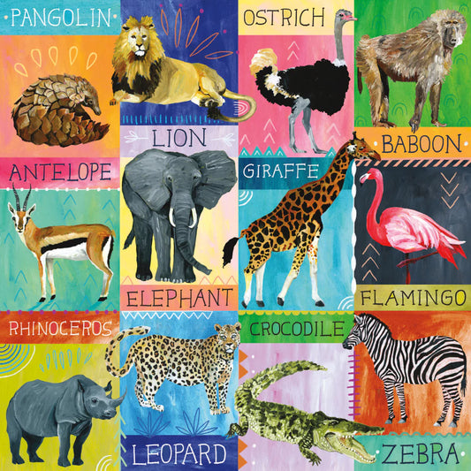 500pc Puzzle | Painted Safari