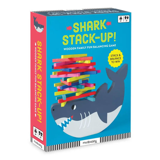 Wooden Balancing Game | Shark Stack Up