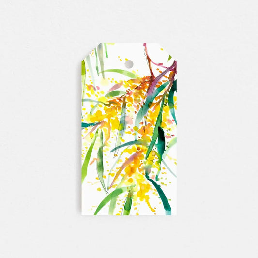 Roadside Wattle Gift Tag