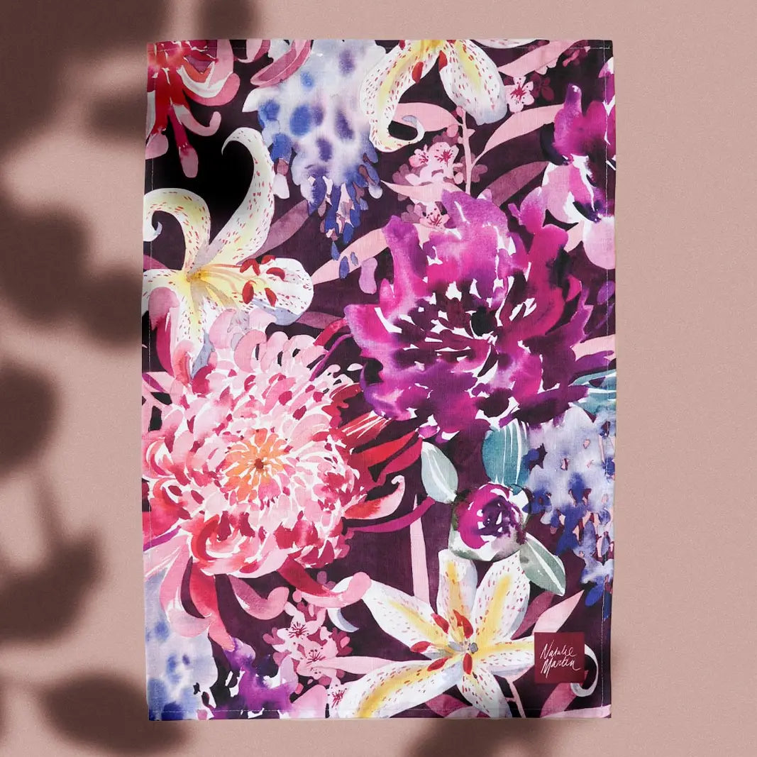 'The Japanese Garden' Tea Towel