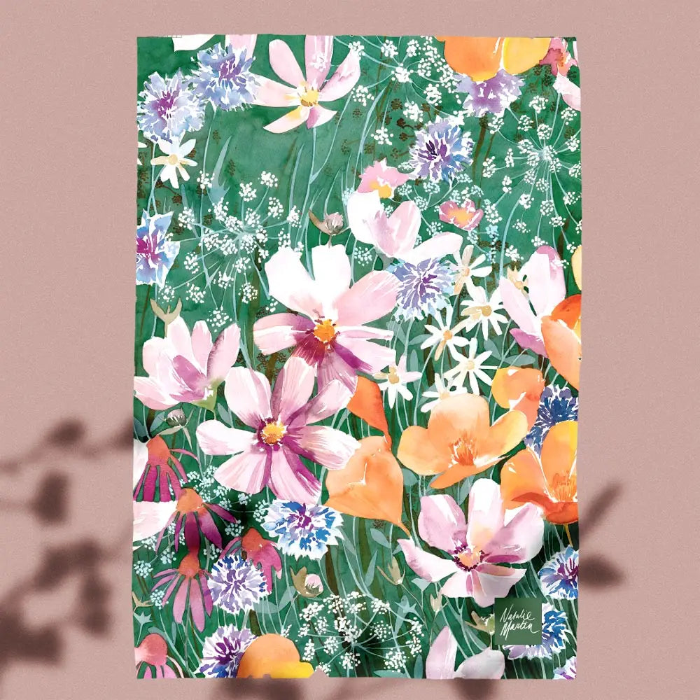 PREORDER 'The Wildflower Meadow' Tea Towel