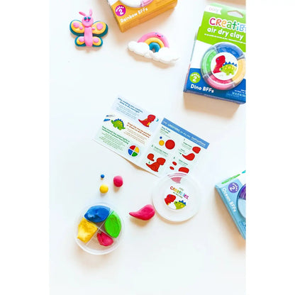 Creatibles Air Dry Clay Kit | Dino BFFs