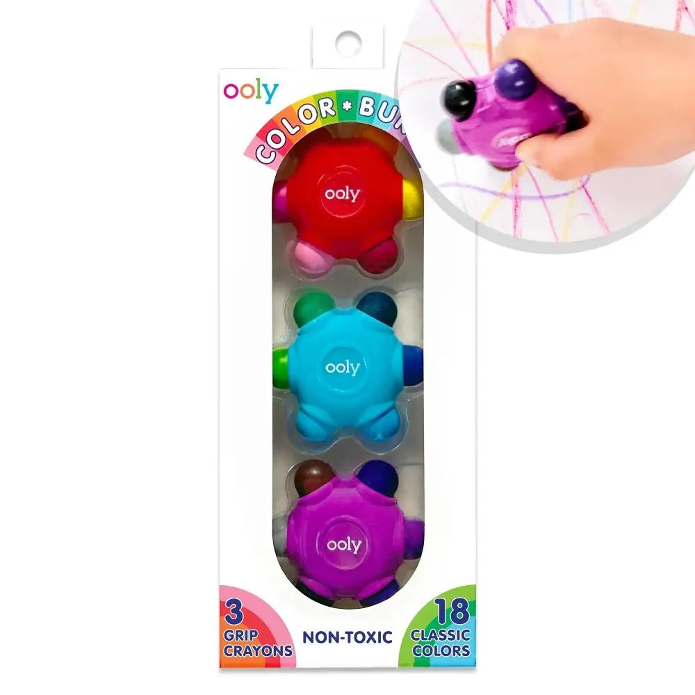 Colour Burst Grip Crayons