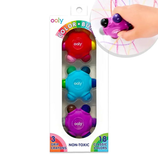 Colour Burst Grip Crayons