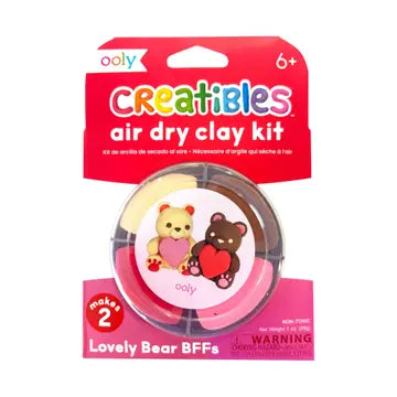 Creatibles Air Dry Clay Kit | Lovely Bear BFFs